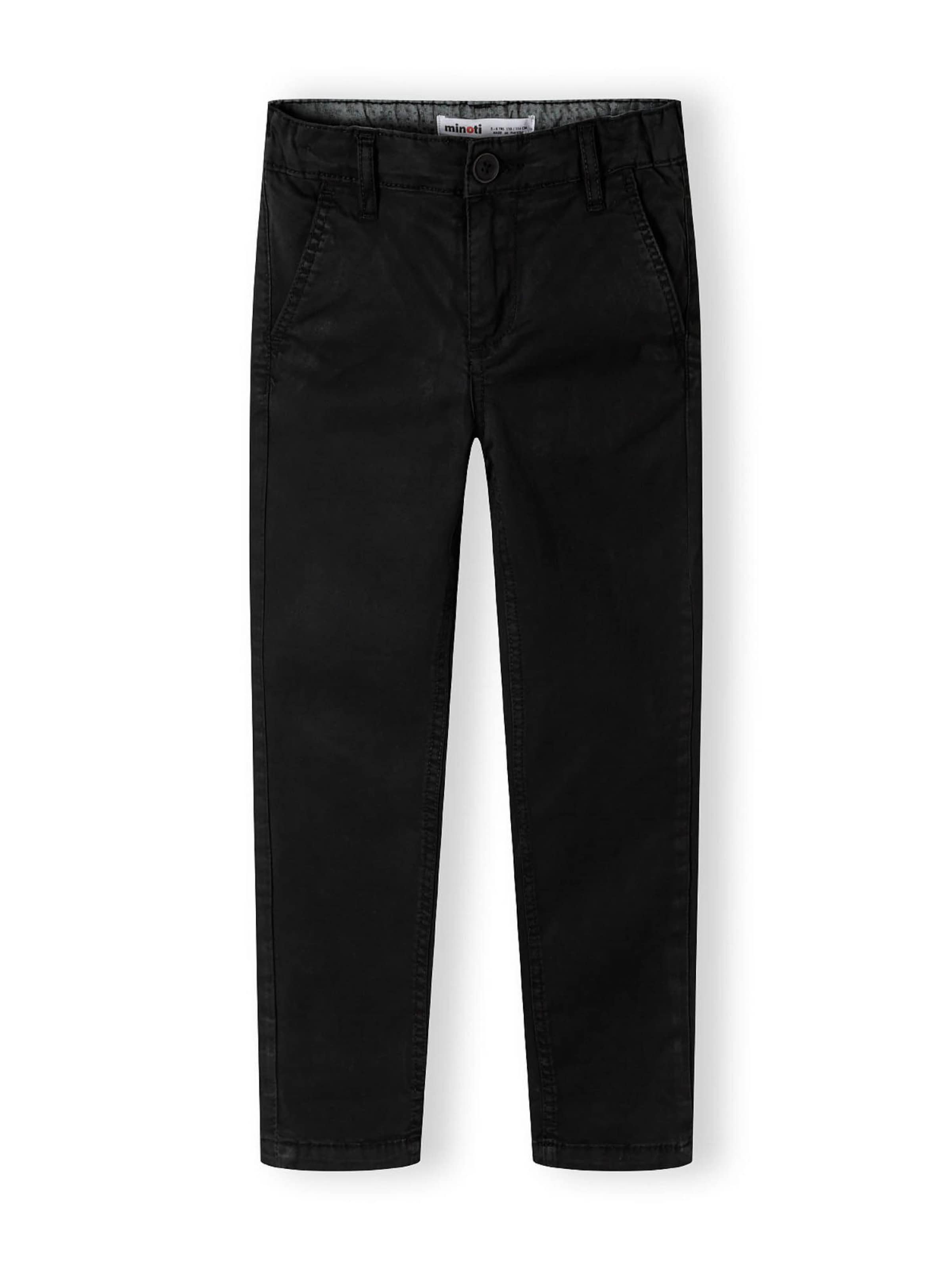 MINOTI Regular Trousers in Black: front