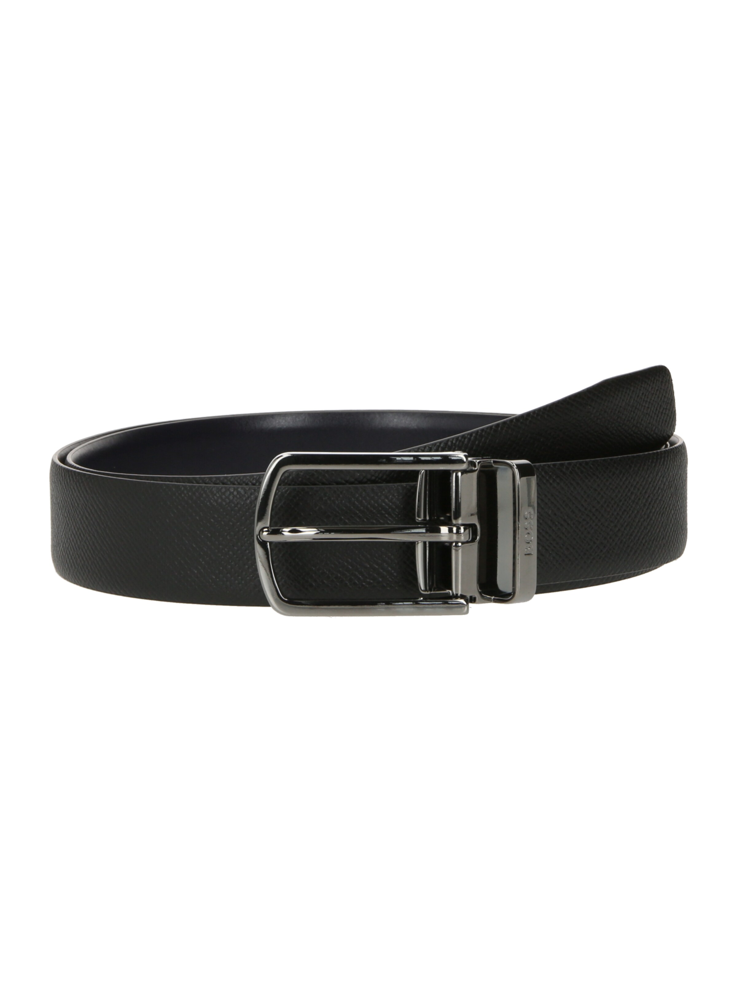 Ceinture 'Ofis' BOSS en noir : devant