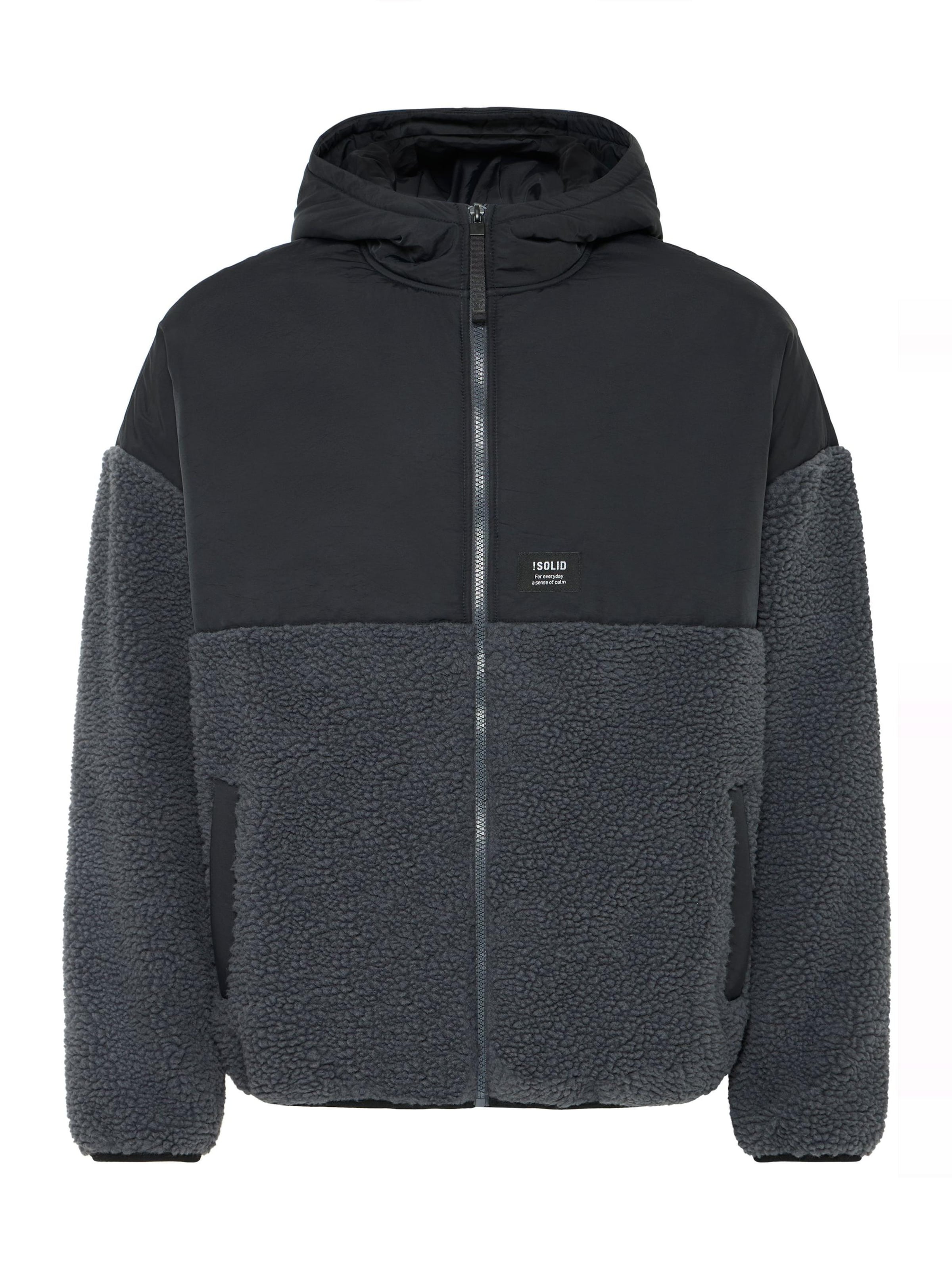 Veste en polaire 'Mark' !Solid en gris : devant