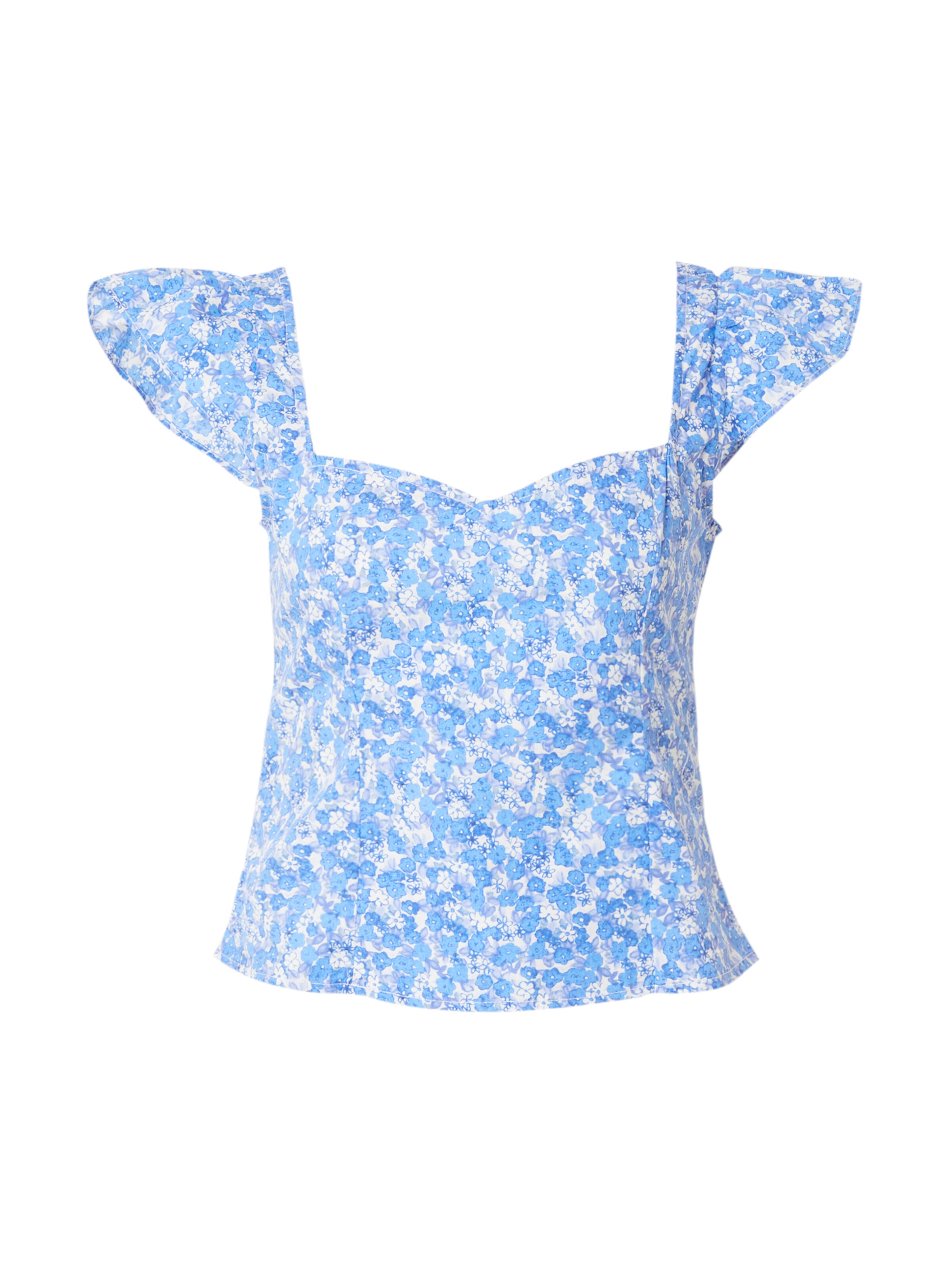 GLAMOROUS Блузка в Синий: спереди