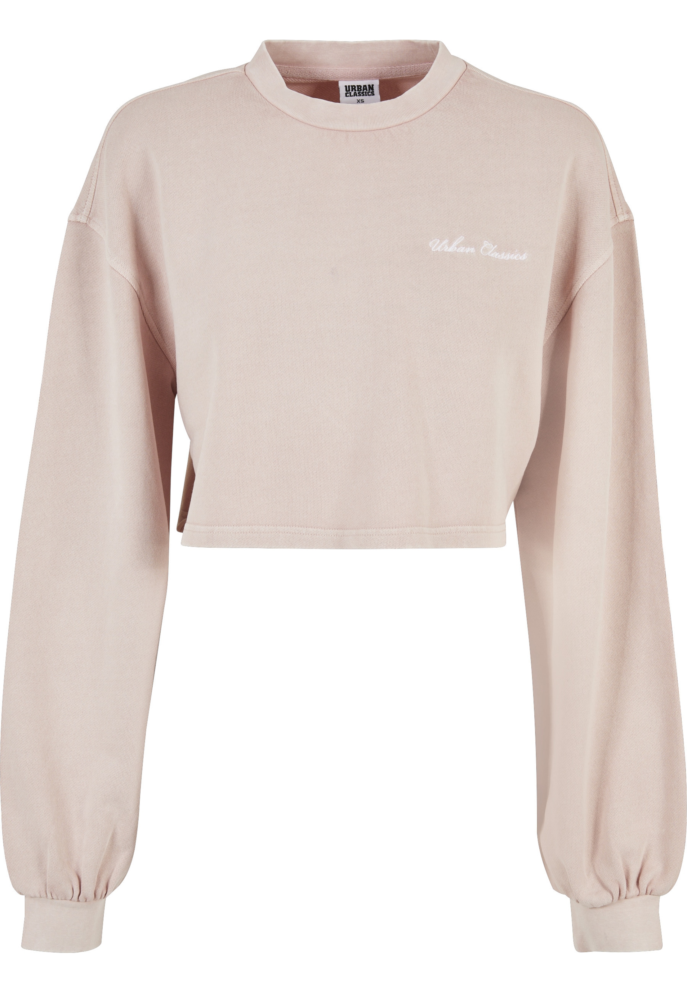 Urban Classics Sweatshirt in Pink: front
