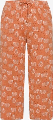 Ulla Popken Pyjamhose  (GOTS) in Orange: predná strana