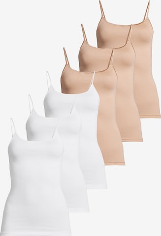 CON-TA Undershirt 'Modal' in Brown: front