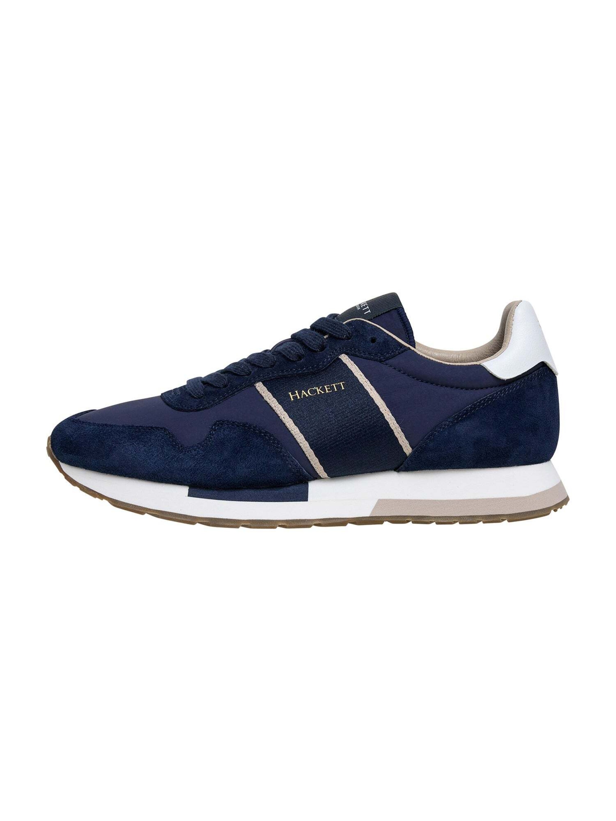 Baskets basses 'Keston' Hackett London en bleu : devant