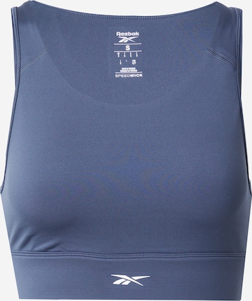 Reebok Bustier Sport-BH 'ID TRAIN' in Blau: predná strana