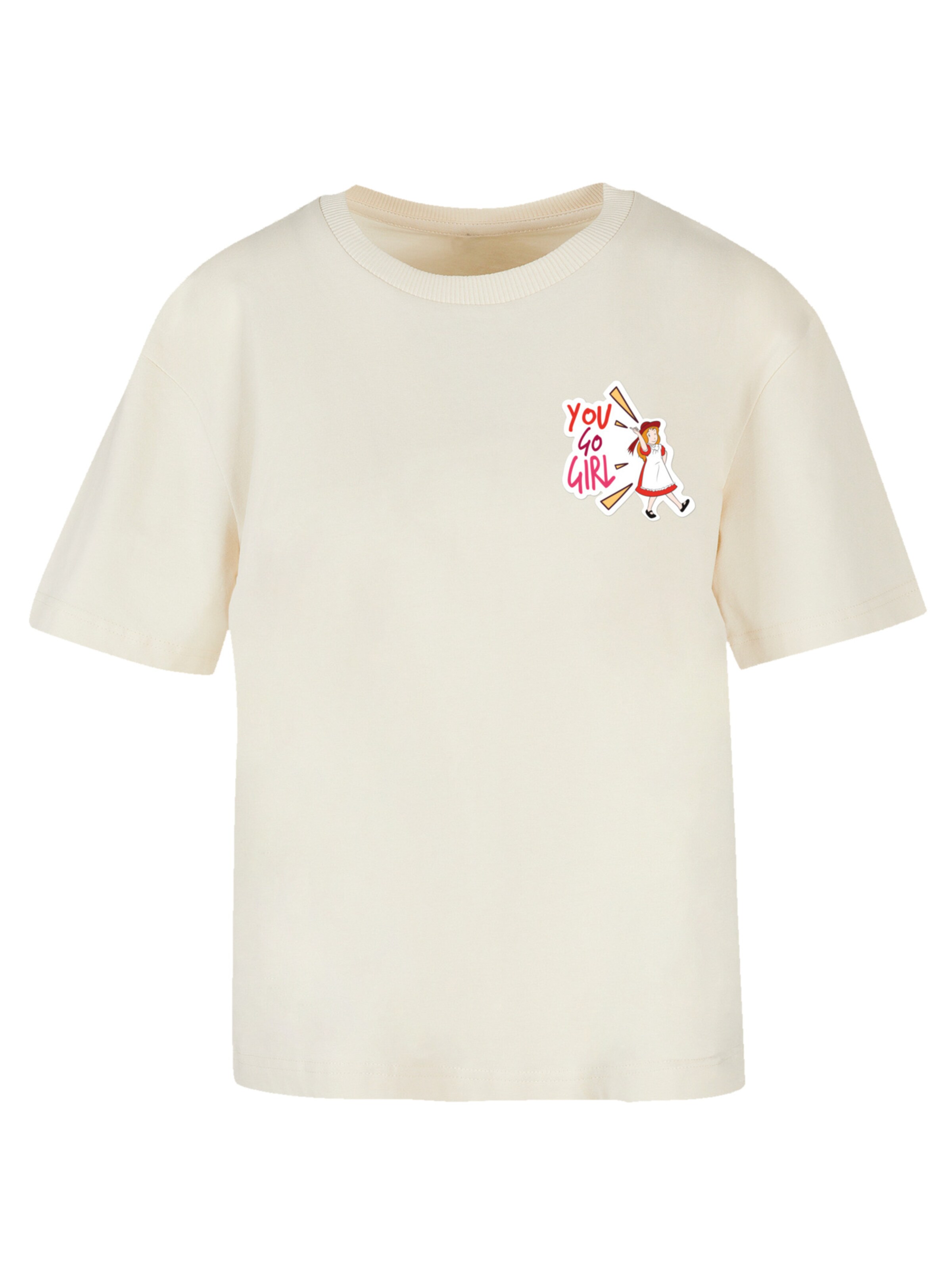 F4NT4STIC Shirt in Beige: voorkant