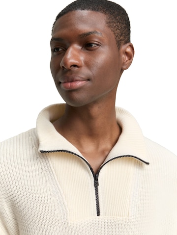 Pull-over TOM TAILOR DENIM en blanc