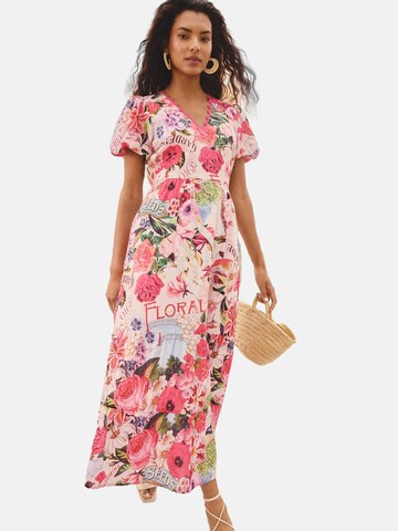 Robe love & roses en rose : devant