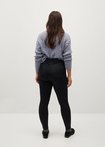 MANGO Skinny Jeans 'Tania' in Schwarz