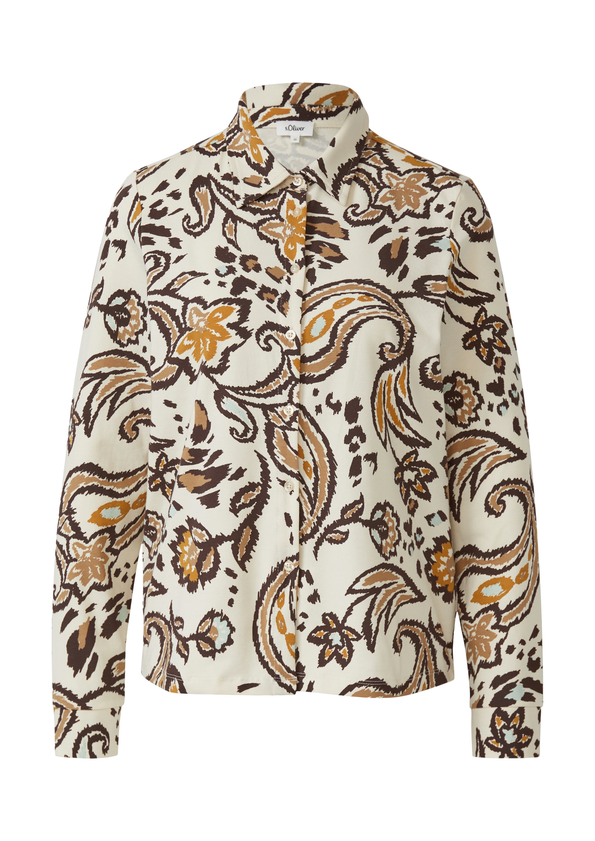 Chemisier s.Oliver en beige : devant