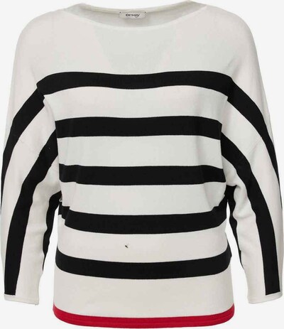 Orsay Pullover 'Bingo' in rot / schwarz / weiß, Produktansicht