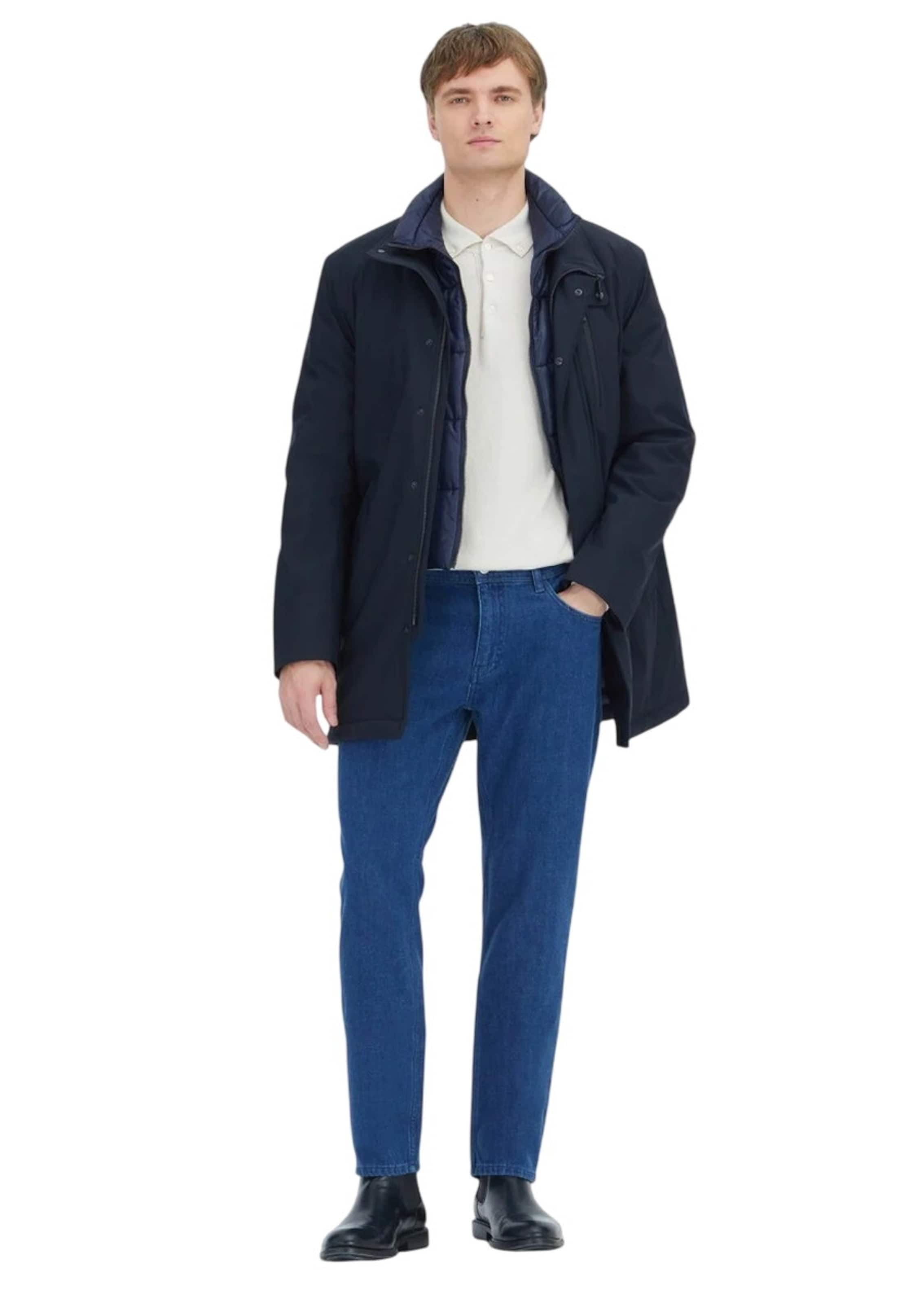 Ramsey Mantel in Blau