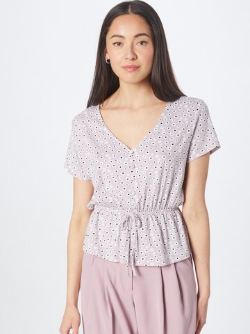 Camicia da donna 'Melika' di ABOUT YOU in lilla: frontale