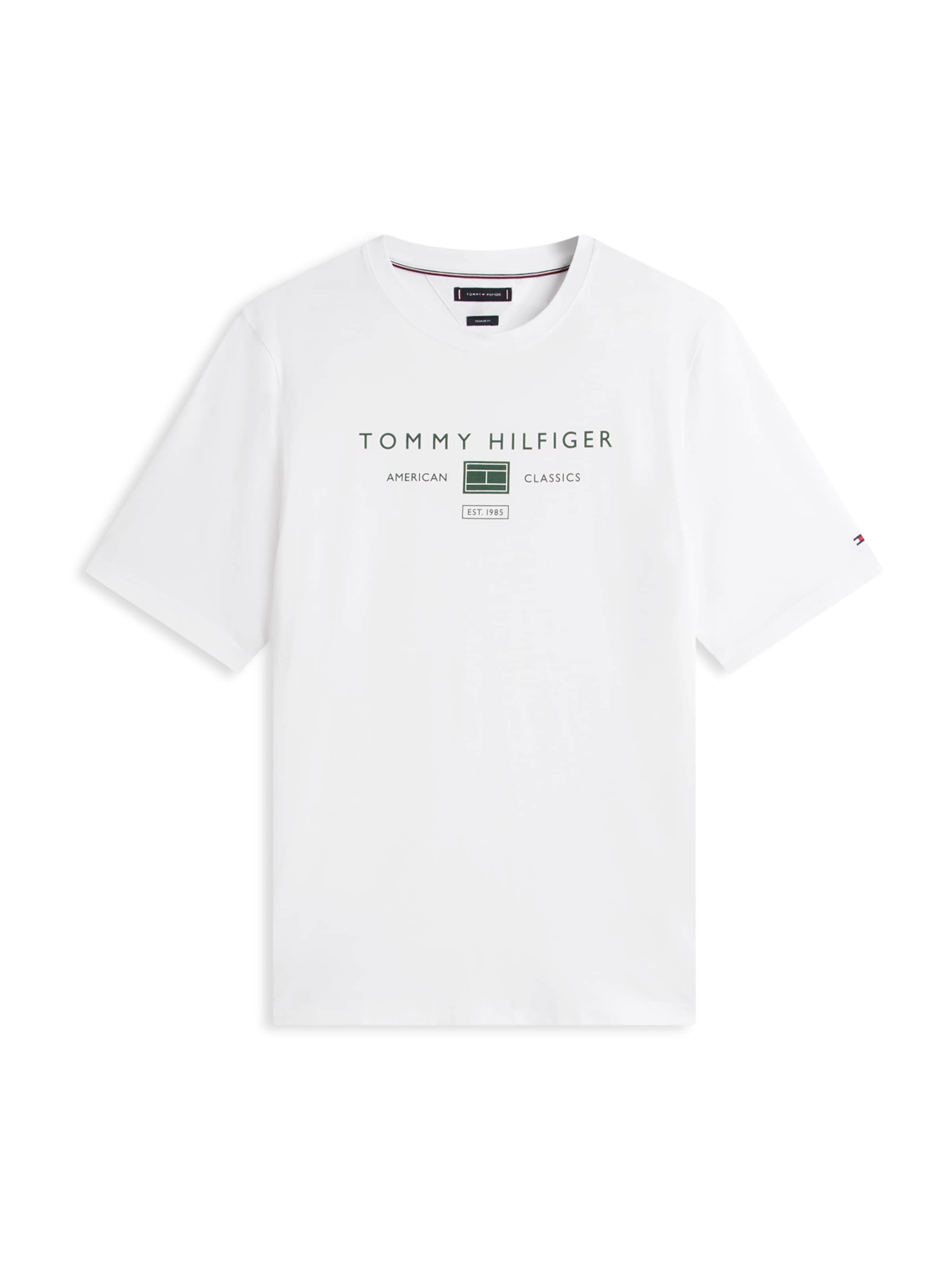 Tommy Hilfiger Big & Tall Shirt 'BRAND LOVE' in Wit: voorkant