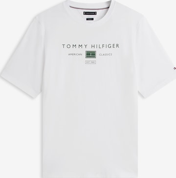 Tommy Hilfiger Big & Tall Shirt 'BRAND LOVE' in Wit: voorkant