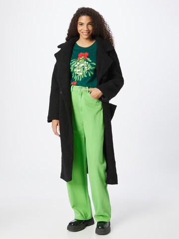 PIECES T-Shirt 'HANNIS' in Grün