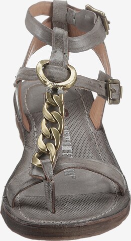 A.S.98 Strap Sandals in Grey