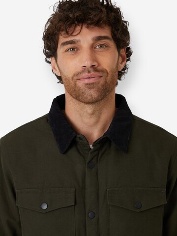 Threadbare Hemdjacke 'Cottage' in Grün