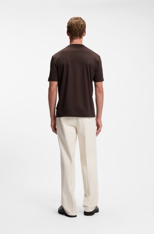 BOSS T-Shirt 'Taut' in Braun