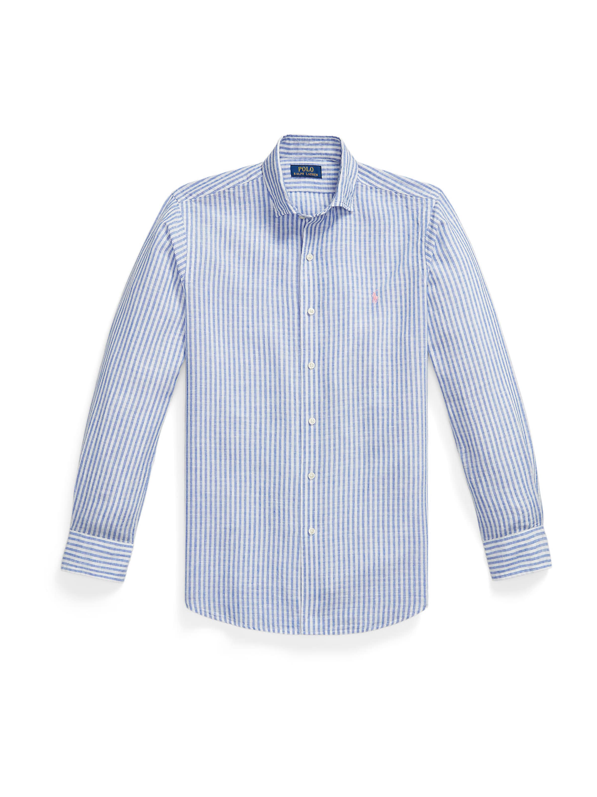 Polo Ralph Lauren Slim fit Πουκάμισο σε μπλε: μπροστά