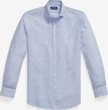 mėlyna Polo Ralph Lauren Priglundantis modelis Marškiniai: priekis