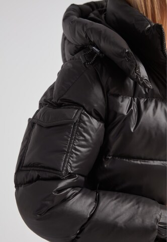 JACK1T Mantel 'Ez' in Schwarz