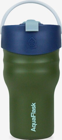 AquaFlask Láhev na vodu 'AquaFlask Termoláhev TUMBLER 591 ml' – zelená: přední strana
