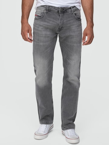 Lorenzo Loren Regular Jeans in Grau: Vorderseite