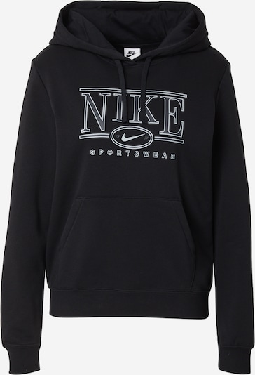 Megztinis be užsegimo 'CLUB FLC' iš Nike Sportswear, spalva – antracito spalva / juoda / balta, Prekių apžvalga