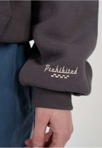 Felpa 'Racecore' di Prohibited in blu