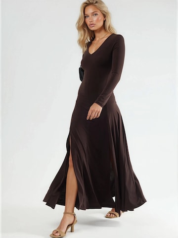 Qu Style Dress in Brown