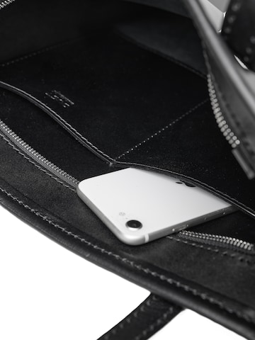Cabas 'Leather Tote Black The Hamptons Collections' THE DUST COMPANY en noir