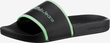 Calvin Klein Jeans Beach & Pool Shoes in Black: front