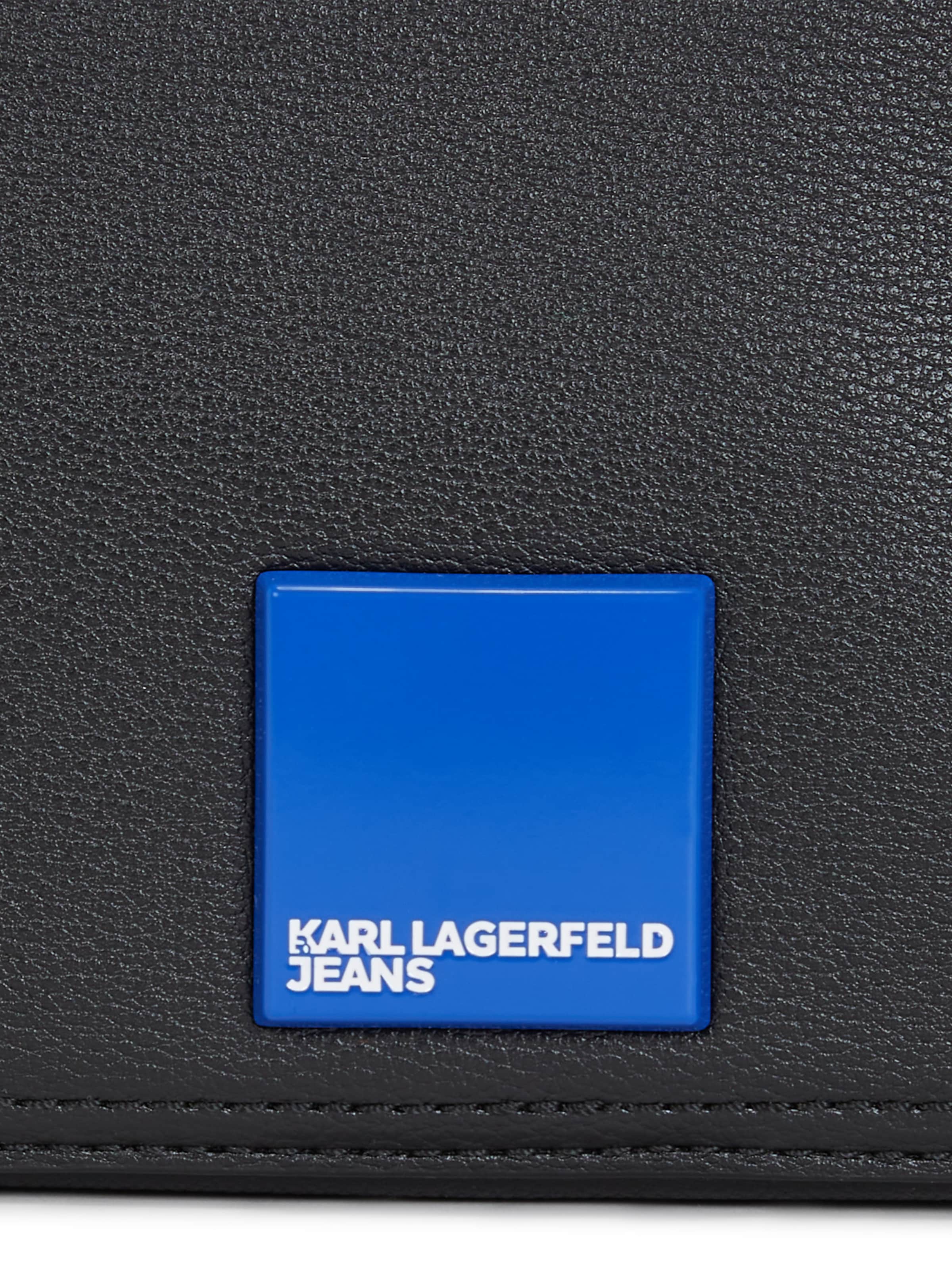 KARL LAGERFELD JEANS - Mala de ombro em preto