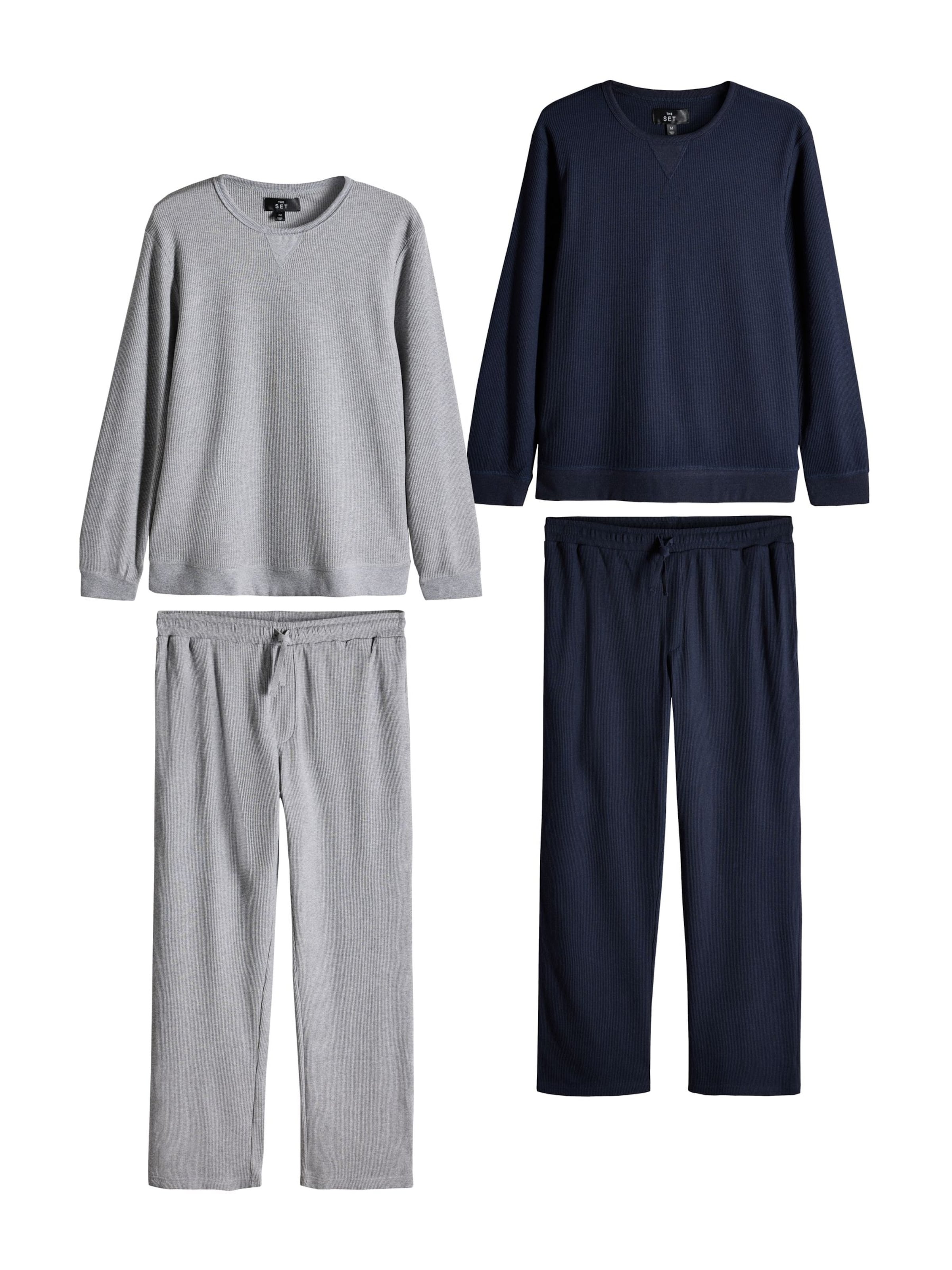 The Set Pyjamas lång i blå: framsida