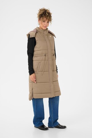 Cream Weste in Beige: Vorderseite