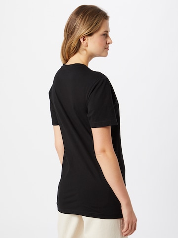 Merchcode Shirt 'One Line Rose' in Schwarz