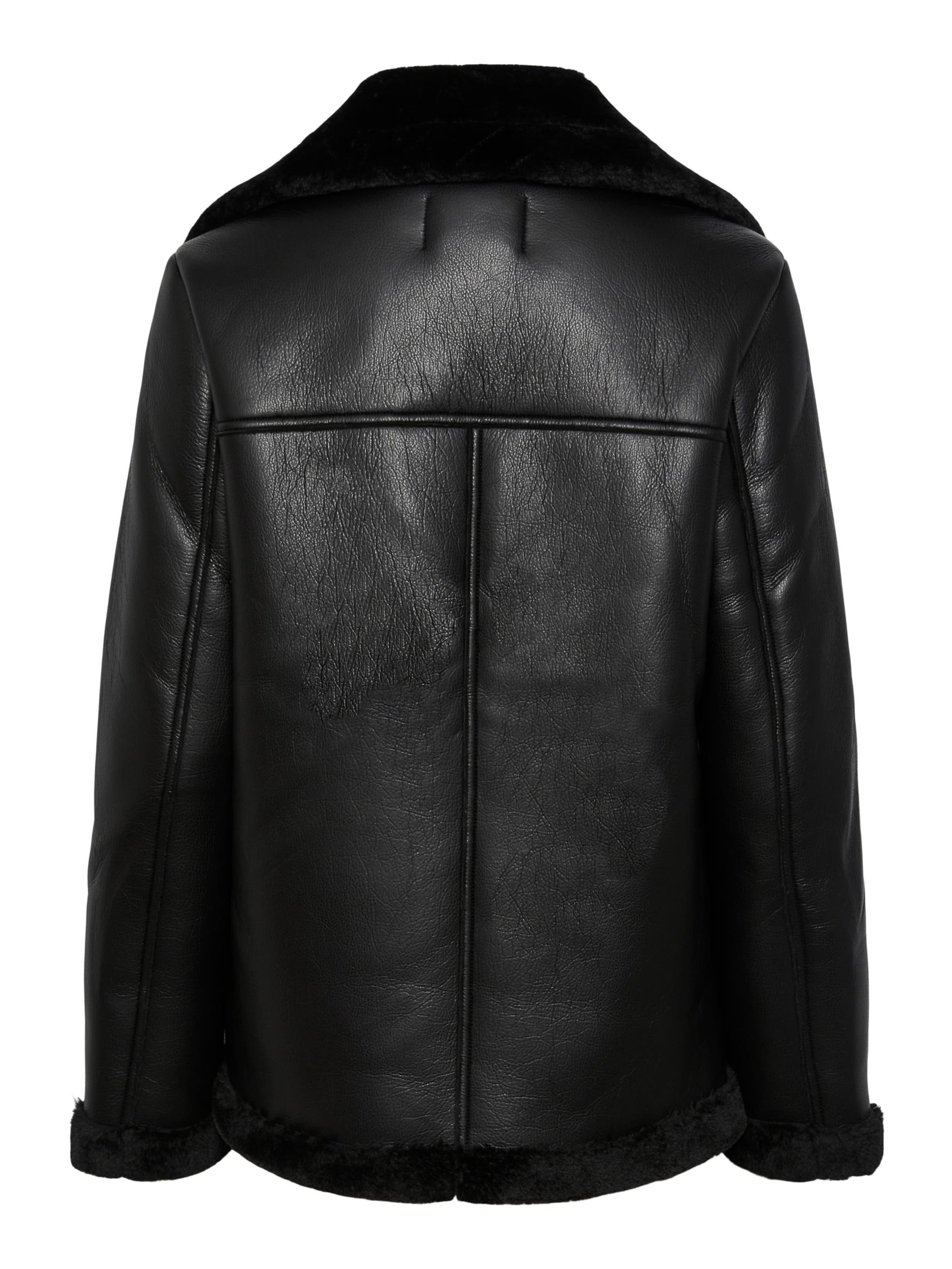 PIECES Välikausitakki 'Nora' värissä musta