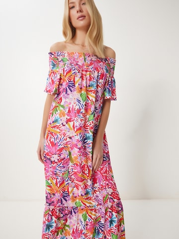 Robe d’été Happiness İstanbul en mélange de couleurs