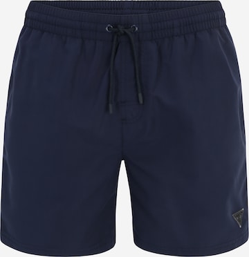 Shorts de bain GUESS en bleu : devant