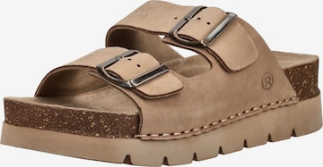 ROHDE Pantoletten in Beige: Vorderseite