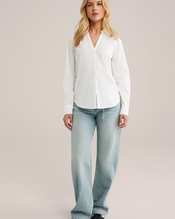 WE Fashion Bluse in Weiß