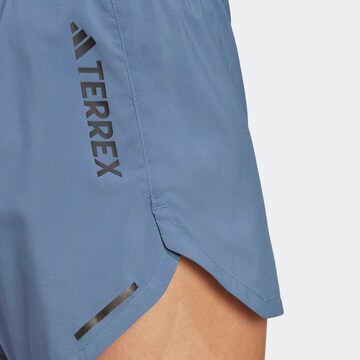 ADIDAS TERREX Regular Workout Pants 'Agravic' in Blue