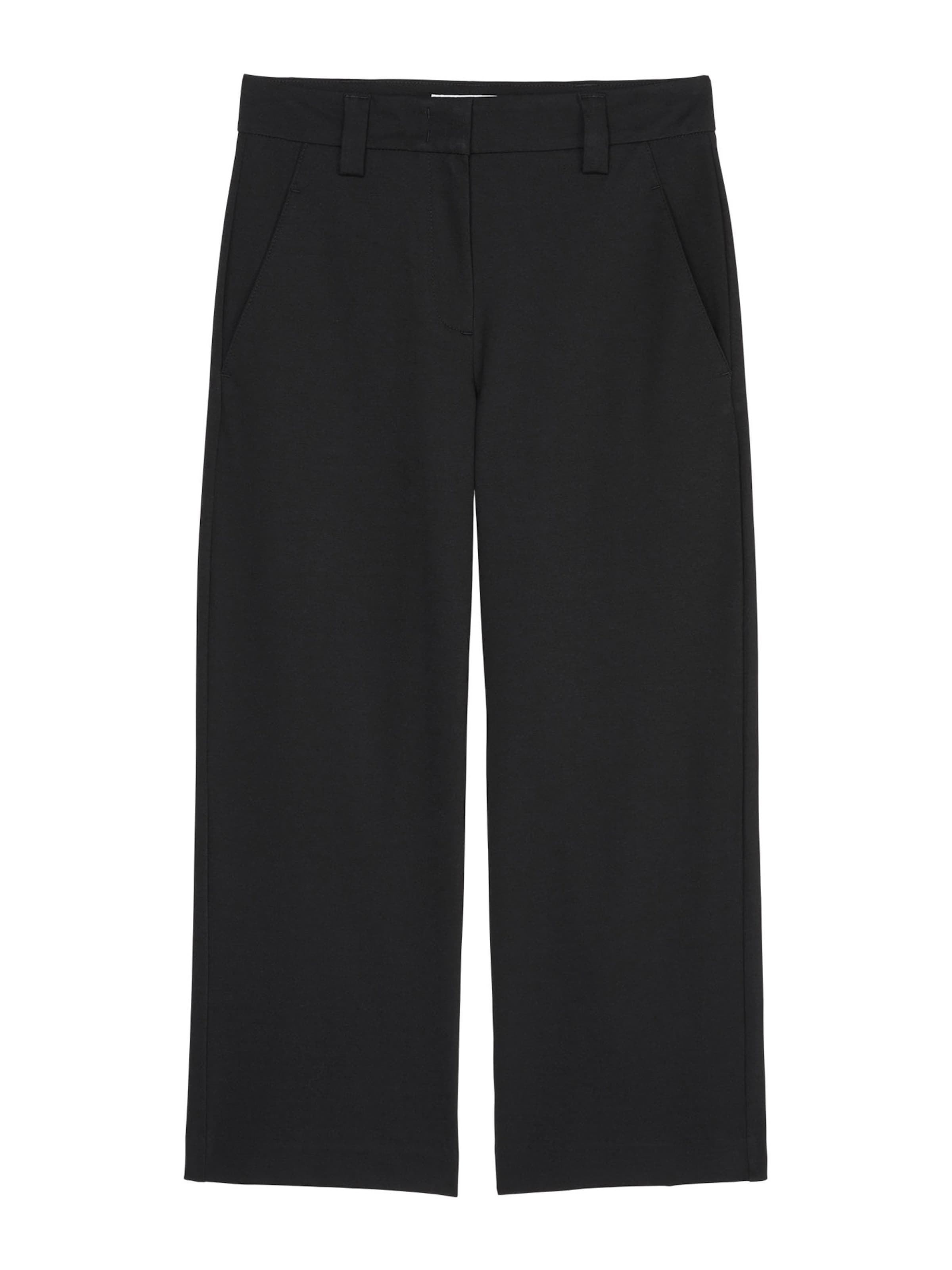 Loosefit Pantaloni di Marc O&#x27;Polo in nero: frontale