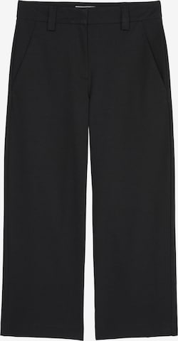 Wide Leg Pantalon Marc O'Polo en noir : devant