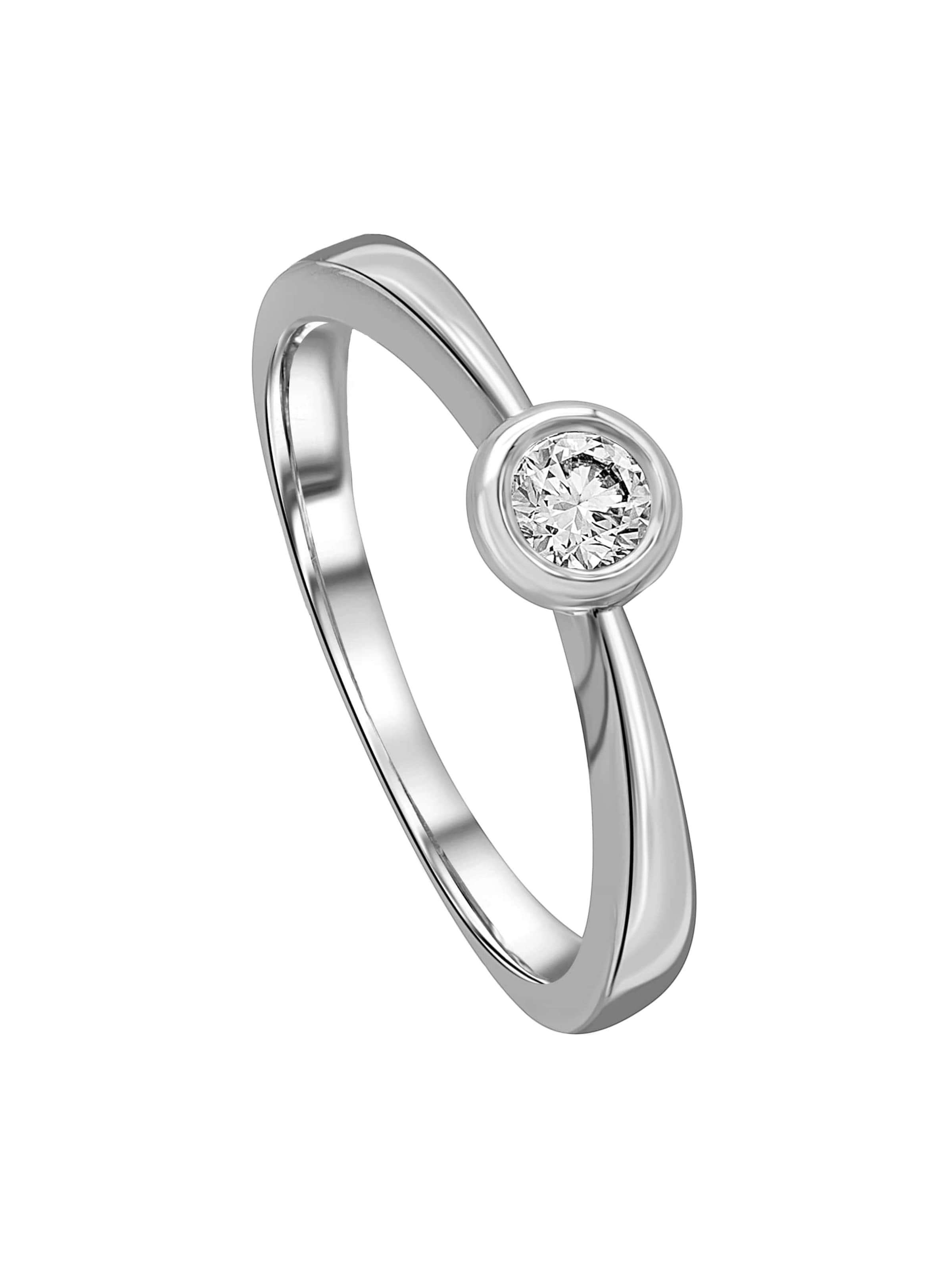 ONE ELEMENT Ring in Silber: Vorderseite