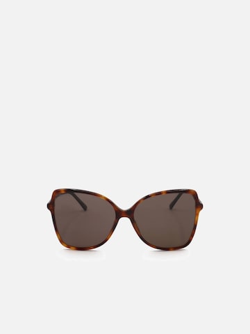 Lunettes de soleil JIMMY CHOO en marron : devant