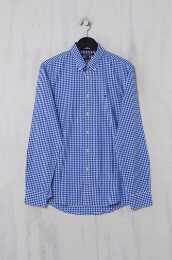 TOMMY HILFIGER Button Up Shirt in S in Blue / White, Item view