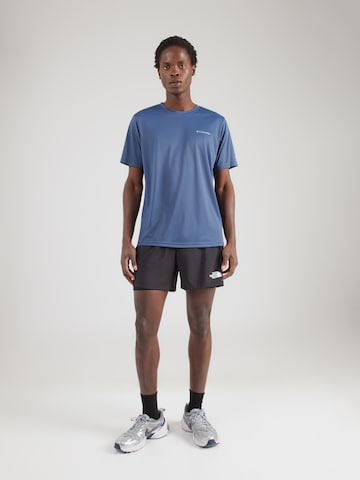 COLUMBIA Funkčné tričko 'Hike' - Modrá