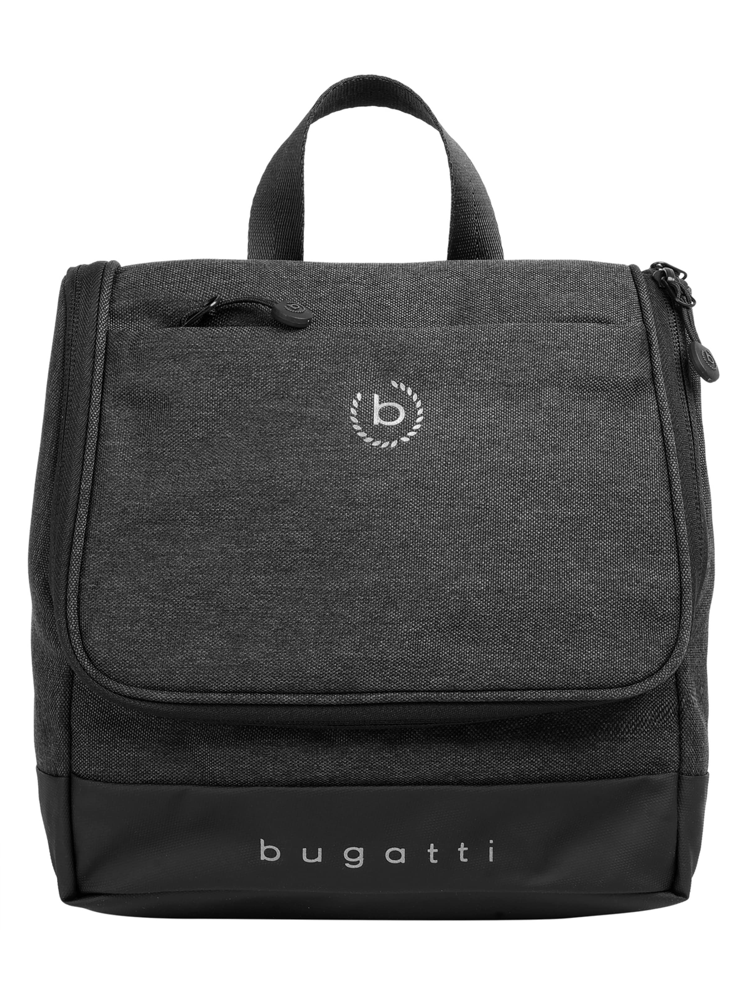 Trousses de toilette 'BUGATTI Kulturtasche' bugatti en noir : devant